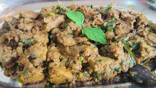 சுவையான ஈரல் வறுவல்  Mutton Liver Fry   Aatu Eeral varuval in tamil [upl. by Davis]