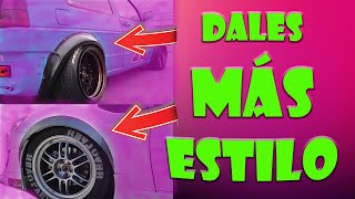 Como hacer CANTONERAS Widebody sencillo  Tutorial Custom  Fender Flares [upl. by Caro973]