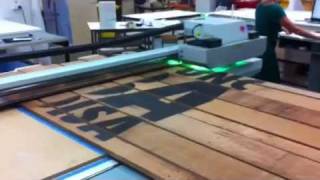 UV Inkjet Printing onto Wood at ColourChiefs [upl. by Wavell802]