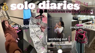 solo diaries ep 14 💗 shipping orders TEMU home decor haul gym session  MORE [upl. by Leupold]