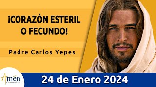 Evangelio De Hoy Miércoles 24 Enero 2024 l Padre Carlos Yepes l Biblia l Marcos 4120 l Católica [upl. by Camden891]