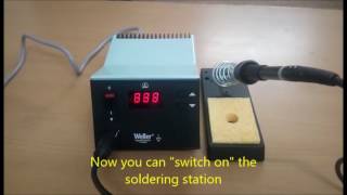 Weller WSD81i Soldering station [upl. by Ilatfan]