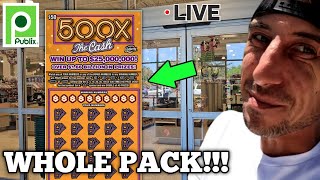 💥BIG PROFIT💥 FULL PACK  500X THE CASH  Scratch Life VS Florida Lottery [upl. by Llenrub]