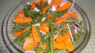 Ensalada de Zanahoria y Ejotes  Mi Receta [upl. by Anit]