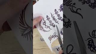 Print my tattoo stencil with M08F inkless printertattoostyle tattooartist tattoo tatoodesign [upl. by Nehttam873]