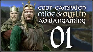 THE KINGS OF IRELAND  Mide amp Dyflin Coop  Total War Saga Thrones of Britannia  Ep01 [upl. by Othella831]