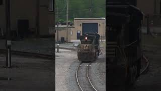 Norfolk Southern running on 14th track at Toledo Union Station Toledo Ohio railfaning train [upl. by Nairbo613]