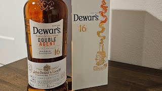 DEWARS BLENDED SCOTCH WHISKY DOUBLE AGENT 16YR SMOKY blended scotch eyesonwhiskey smoky16years [upl. by Airan]