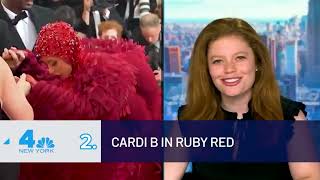 Met Gala Top 5 fashion moments on the red carpet  NBC New York [upl. by Wyatt551]