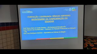 Formação Ciências Humanas Ensino Fundamental GRE VC 06 11 2024 [upl. by Anilek]