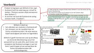 Vwo geschiedenis Een stappenplan voor lastige vragen  een moeilijke opgave uitgelegd [upl. by Ahsimot441]