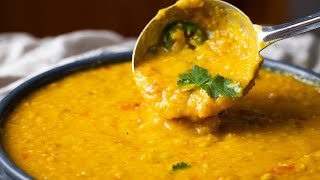 Homestyle Masoor Dal  Instant Pot Red Lentils [upl. by Ahmad]