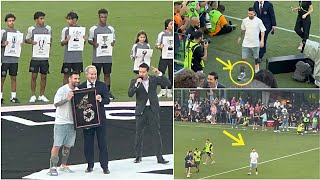 😍Lionel Messi honored by Inter Miami after winning 45th trophy Copa America [upl. by Eisaj917]