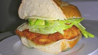 Fried Chicken Sandwich  Crispy Crunchy with Panko Bread Crumbs [upl. by Rita]