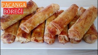 Pastırmalı Paçanga böreği tarifi Kolay börek tarifleri börek tarifleri [upl. by Notgnirrab]