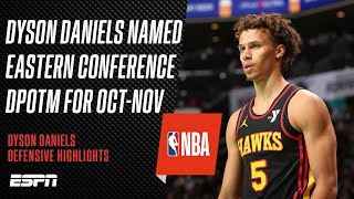 Daniels named Eastern Conference Defensive Player of the Month  NBA [upl. by Emmalyn983]