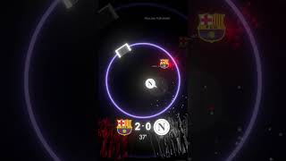 NAPOLI vs BARCELONA🤯footballmarbles footballedit neonarcade napoli barcelona [upl. by Zetana807]