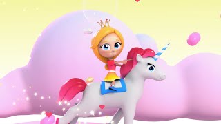 Portami con te unicorno rosa Canzone per bambini Cartone animato per piccoli [upl. by Jessica]