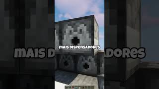 COMO FAZER UM MEGA CANHÃO NO MINECRAFT 😱 minecraft shorts [upl. by Wise551]