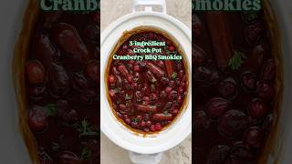 Slow Cooker Crockpot Cranberry BBQ Smokies slowcooker crockpot holidayrecipes [upl. by Irep357]