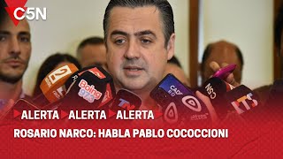 ROSARIO BAJO ATAQUE NARCO HABLA PABLO COCOCCIONI MINISTRO de SEGURIDAD de SANTA FÉ [upl. by Munafo423]