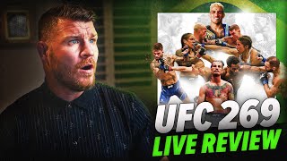 UFC 269 Live Breakdown and Review [upl. by Yetac]