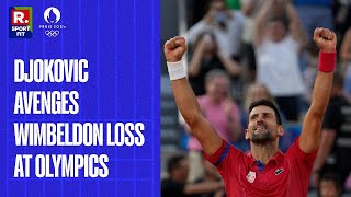 Paris Olympics 2024 Novak Djokovic Beats Carlos Alcaraz to Win Tennis Olympic Gold Medal [upl. by Jayne938]