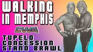 Walking In Memphis Tupelo Concession Stand Brawl [upl. by Hendel]