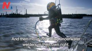 Underwater Welding Mechanism Training Requirements Getting the Job Dangers and Salary [upl. by Ateuqal232]