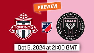 Major League Soccer  Toronto vs Inter Miami  prediction team news lineups Preview [upl. by Nivk314]