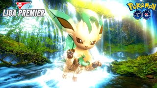 AHORA ES MUCHO MÁS SPAMMER ¡LEAFEON CON ATAQUE RÁPIDO EN ULTRA PREMIERPokémon Go PvP [upl. by Ketchan]