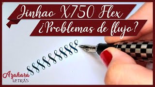 ✒️ Estilográfica con Plumín Flexible Pruebo la Jinhao x750 con Plumilla Zebra G 🦓 [upl. by Reizarf]