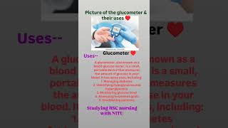 Picture of the glucometer amp their uses bscnursing aiims anmgnmmedicalstudent medical hospital [upl. by Adnuahsar]