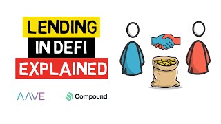 Lending And Borrowing In DEFI Explained  Aave Compound [upl. by Goldenberg412]