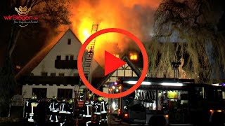 Vollbrand China Restaurant und leerstehendes Hotel in Flammen HilchenbachNRW [upl. by Bernardo]