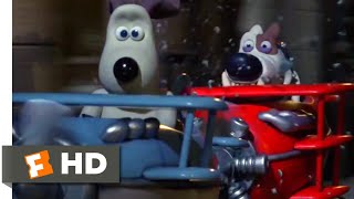 Wallace amp Gromit The Curse of the WereRabbit 2005  Dogfight Scene 910  Movieclips [upl. by Ennail]