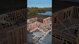 Almost time for the roof homebuilding newhome homebuilder framing home newhomes [upl. by Ytsrik]