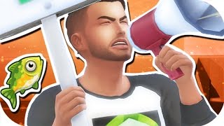 THE SIMS 4  CITY LIVING  PART 14 — PROMOTING OUR CAUSE [upl. by Coombs700]