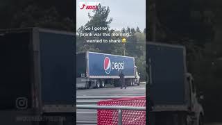 Cute little trucker prank caught on camera [upl. by Weil]