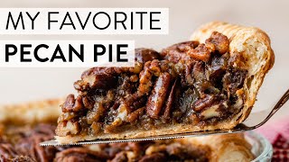 My Favorite Pecan Pie Recipe  Sallys Baking Recipes [upl. by Cykana]