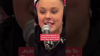 JoJo Siwa Responds To Theories Her Tampon Fell Out In New Music Video [upl. by Ackerman]