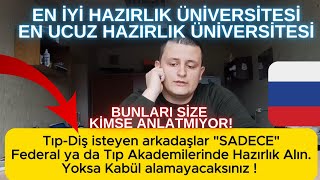 Rusyada Hazırlık Okumak Tıpa Nasıl Girdim [upl. by Lyndell]