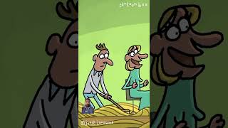 Long Hair Cut cartoon animation funny shorts [upl. by Herring]