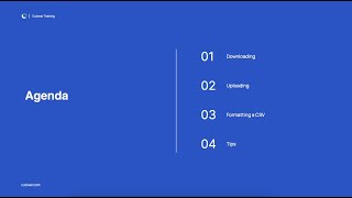 Cutover training series Uploading and downloading CSVs [upl. by Pardner]