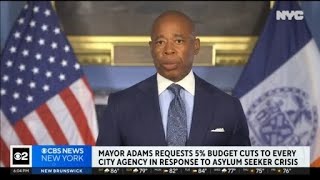 Mayor Adams requests 5 budget cuts to every city agency [upl. by Amerd117]