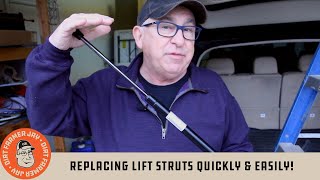 Replacing Lift Struts Quickly amp Easily [upl. by Aria]