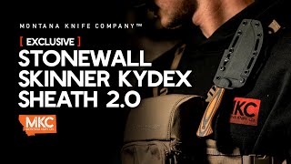 The Exclusive MKC Stonewall Skinner Kydex Sheath 20 [upl. by Etnad]