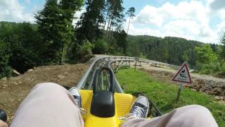 Alpine Coaster Sommerrodelbahn Pottenstein 2017 Onride [upl. by Husch]