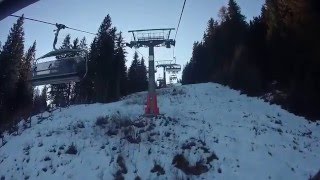 Dorfgastein  Großarl 6er Sesselbahn Harbach [upl. by Mailli]