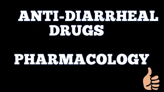 antidiarrheal drugs pharmacology [upl. by Brian80]